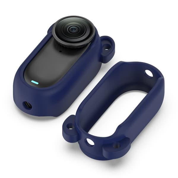 INF Silikonskyddsfodral för Insta360 GO 3S och GO 3 Blå
