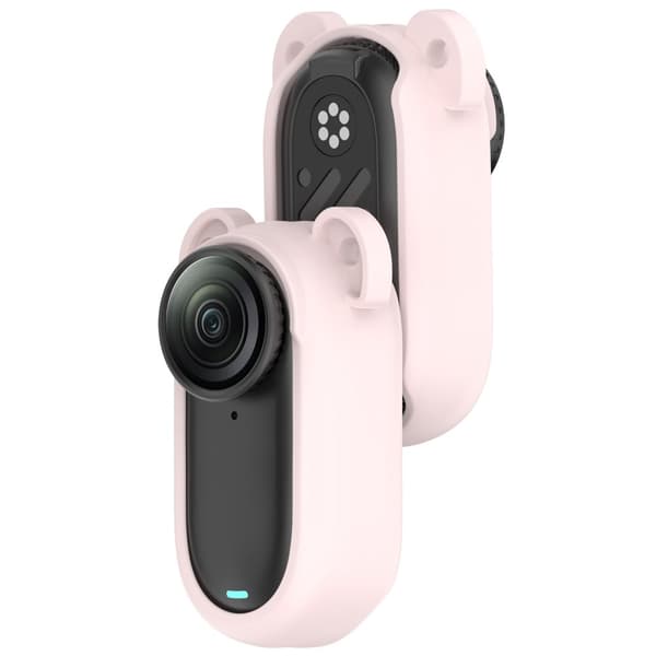 INF Silikonisuojakotelo Insta360 GO 3S ja GO 3 -kameroille Vaaleanpunainen