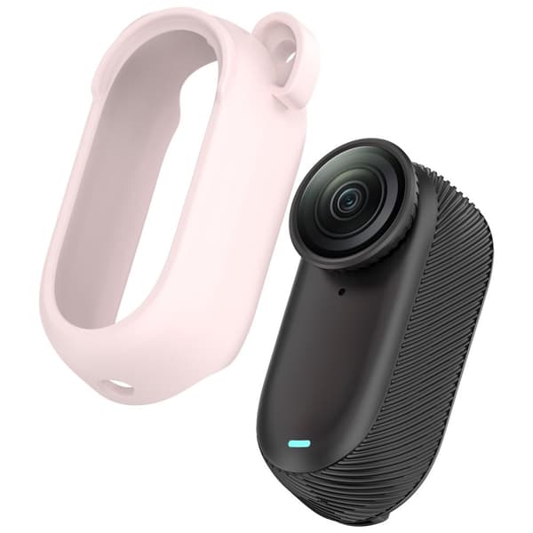 INF Silikonisuojakotelo Insta360 GO 3S ja GO 3 -kameroille Vaaleanpunainen
