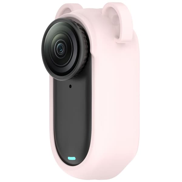 INF Silikonisuojakotelo Insta360 GO 3S ja GO 3 -kameroille Vaaleanpunainen