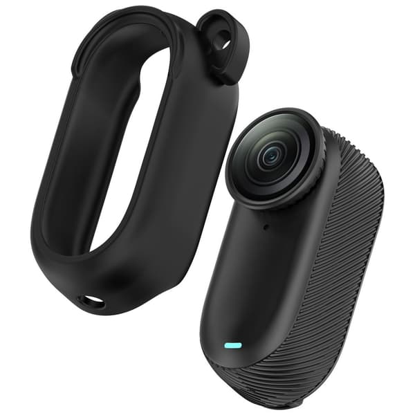 INF Beskyttende silikondeksel for Insta360 GO 3S og GO 3 Sort