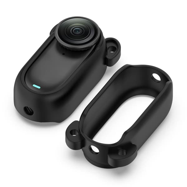 INF Beskyttende silikondeksel for Insta360 GO 3S og GO 3 Sort