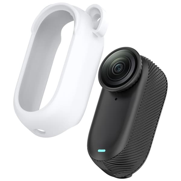 INF Silikonisuojakotelo Insta360 GO 3S ja GO 3 -kameroille Valkoinen