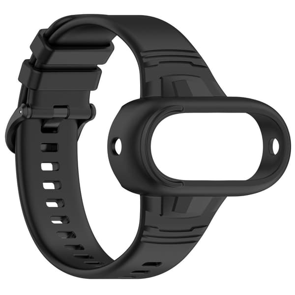 INF Silikoninen ranneke Insta360 GO3S, GO3 ja GO2 -kameroille Musta