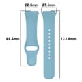 Miniatyrbillede 2 af 6: Bizon Strap Watch Dots til Xiaomi Redmi Watch 3 Active, Blå