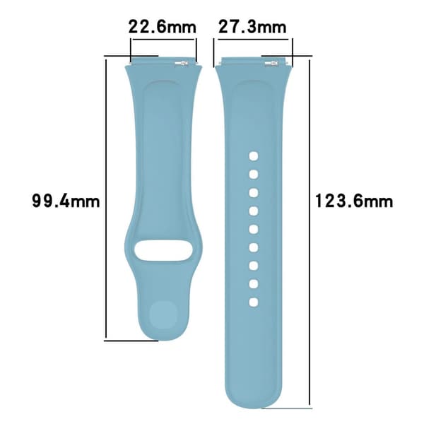 Bizon Strap Watch Dots til Xiaomi Redmi Watch 3 Active, Blå