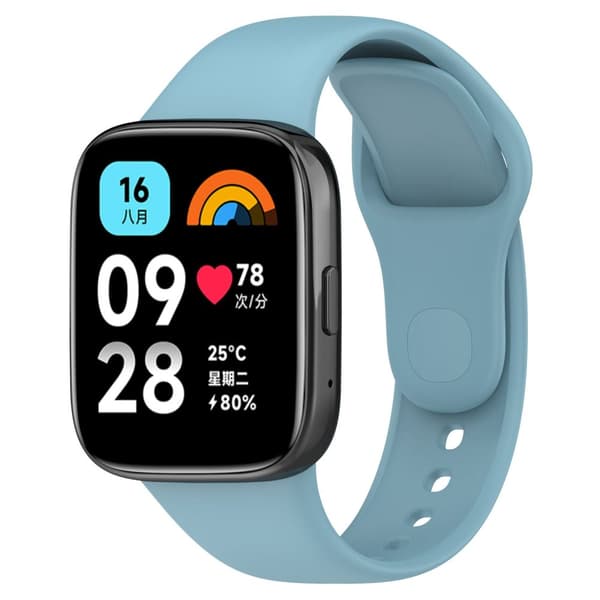 Bizon Strap Watch Dots til Xiaomi Redmi Watch 3 Active, Blå