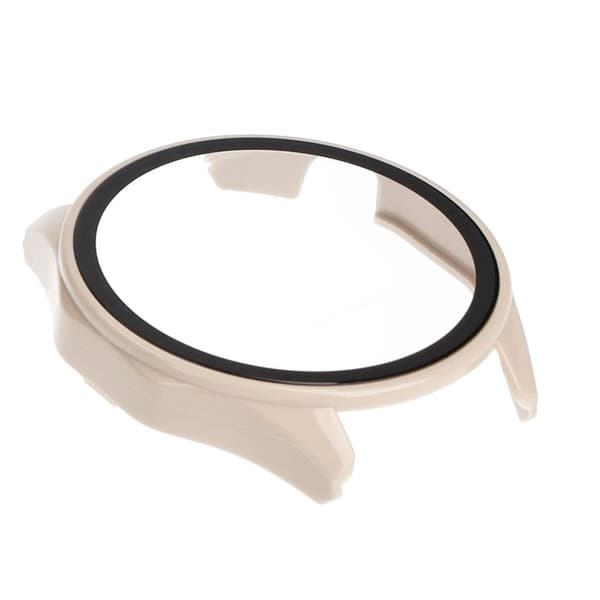 Bizon-fodral+glasklocka för Huawei Watch GT 4 46mm, beige