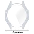 Pikkukuva 2 / 7: Bizon Case Watch Felipe -kotelo Huawei Watch GT 4:lle 46 mm, hopea