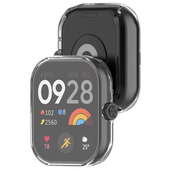 Bizon Case Watch Felipe för Xiaomi Redmi Watch 4, transparent