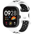 Pikkukuva 1 / 6: Bizon Strap Watch Octo Xiaomi Smart Band 9 Pro/8 Pro / Redmi Watch 5/4 -rannekkeelle, valkoinen-musta