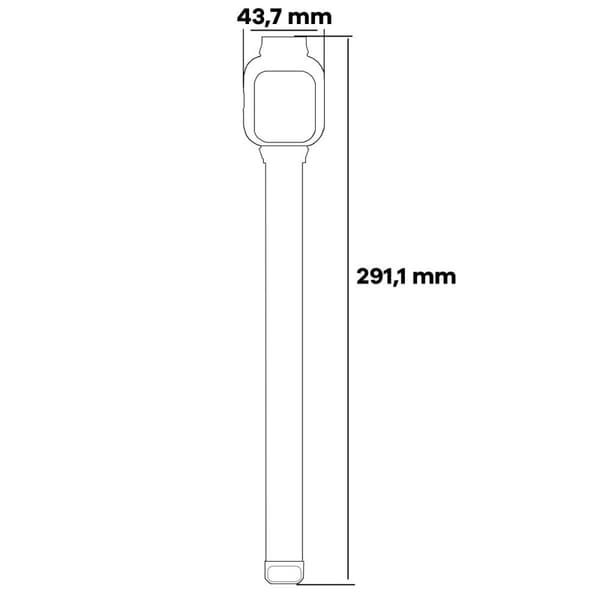 Bizon-rem + klockkedja för Xiaomi Redmi Watch 4/5, silver