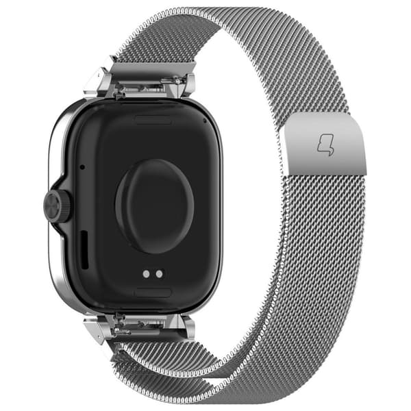 Bizon-rem + klockkedja för Xiaomi Redmi Watch 4/5, silver