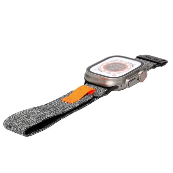 Bizon Strap Watch Urban til Apple Watch 44/45/46/49mm, Grå Melange
