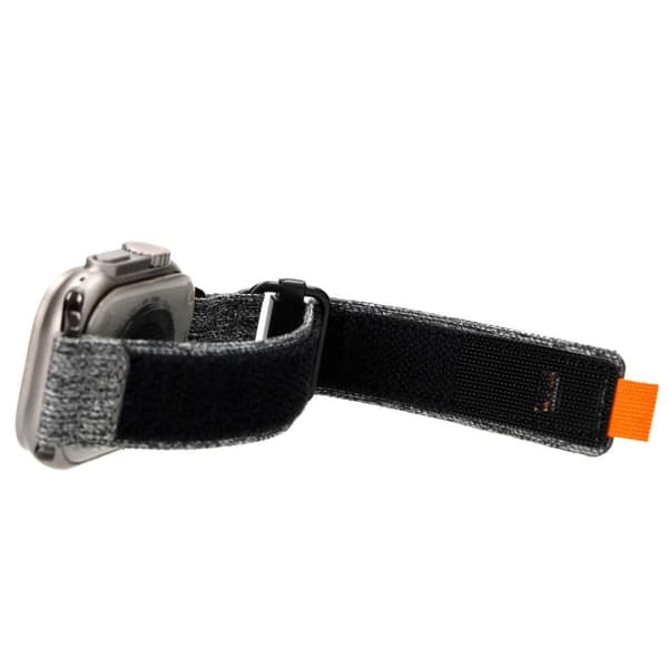 Bizon Strap Watch Urban til Apple Watch 44/45/46/49mm, Grå Melange