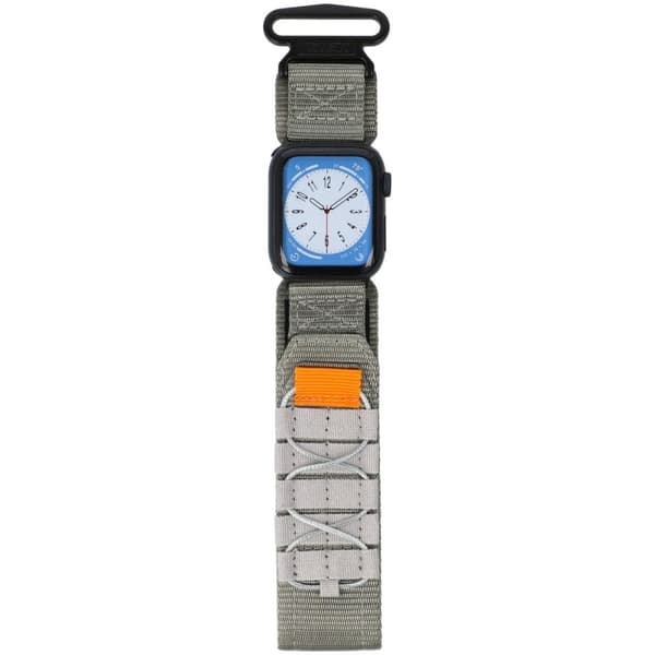 Bizon Strap Watch Adventure Sports Klockarmband för Apple Watch 38/40/41/42 mm, Grå