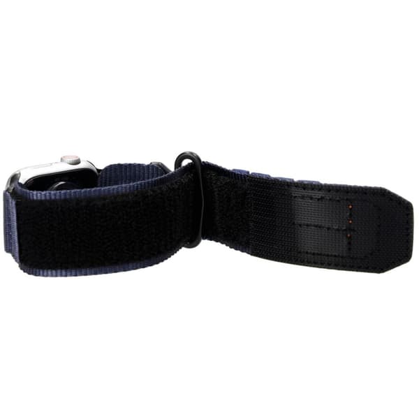 Bizon Strap Watch Adventure Sports klockarmband för Apple Watch 38/40/41/42 mm, marinblå