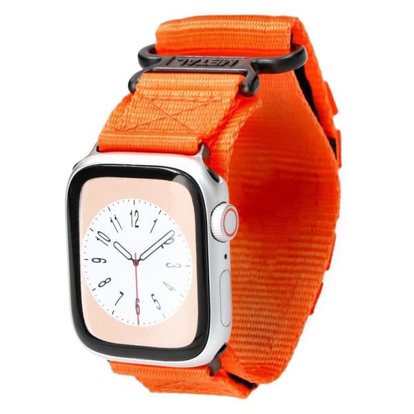 Bizon Strap Watch Adventure Sports Klockarmband för Apple Watch 38/40/41/42mm, Orange