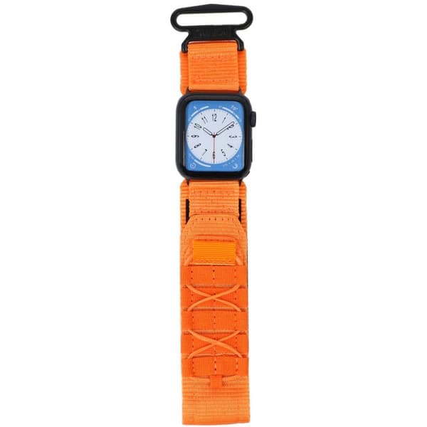 Bizon Strap Watch Adventure Sports Klockarmband för Apple Watch 38/40/41/42mm, Orange