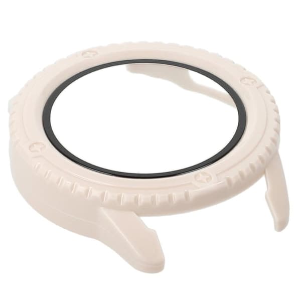 Bizon-kotelo+lasi Xiaomi Watch S3 47mm -kellolle, beige