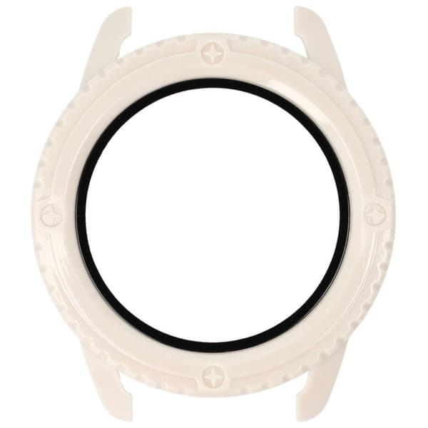 Bizon-kotelo+lasi Xiaomi Watch S3 47mm -kellolle, beige