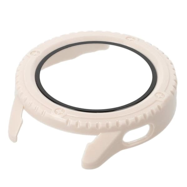 Bizon-kotelo+lasi Xiaomi Watch S3 47mm -kellolle, beige