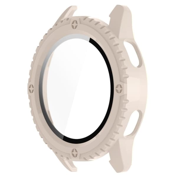 Bizon-kotelo+lasi Xiaomi Watch S3 47mm -kellolle, beige