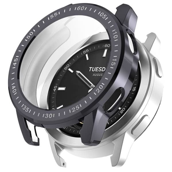 Bizon Case Watch Felipe för Xiaomi Watch S3 47mm, grå