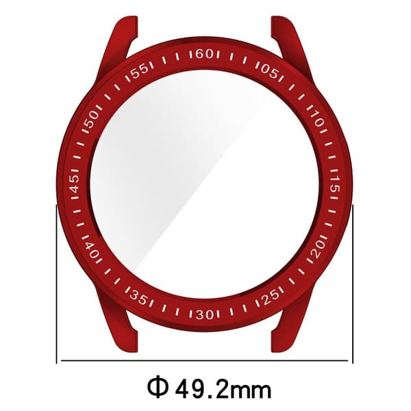 Bizon Case Watch Felipe Xiaomi Watch S3 47mm -kellolle, punainen