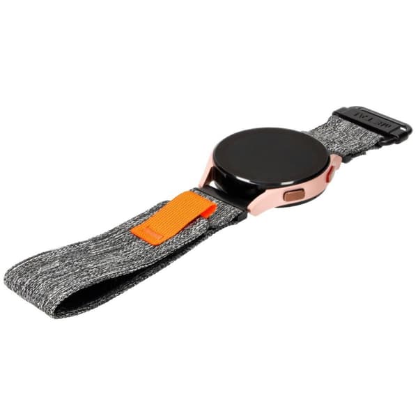 Bizon Strap Watch Urban til Galaxy Watch 20mm, Grå Melange