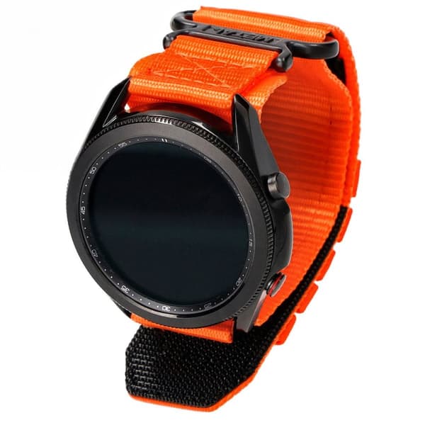 Bizon Strap Watch Adventure Sports klockarmband för Galaxy Watch 22mm, orange