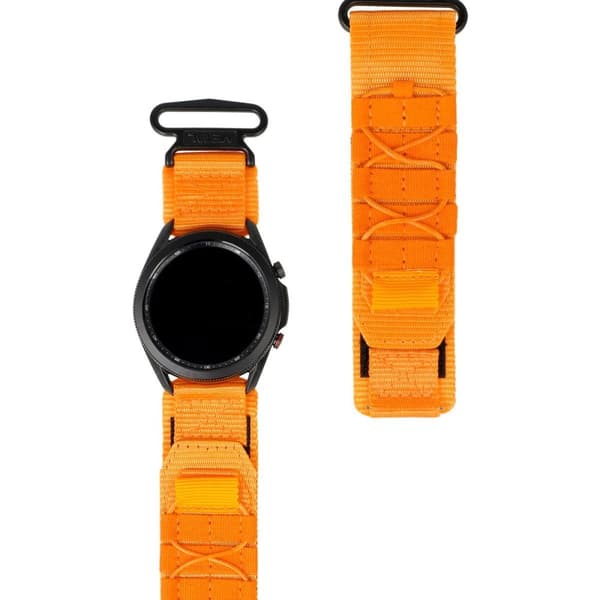 Bizon Strap Watch Adventure Sports klockarmband för Galaxy Watch 22mm, orange