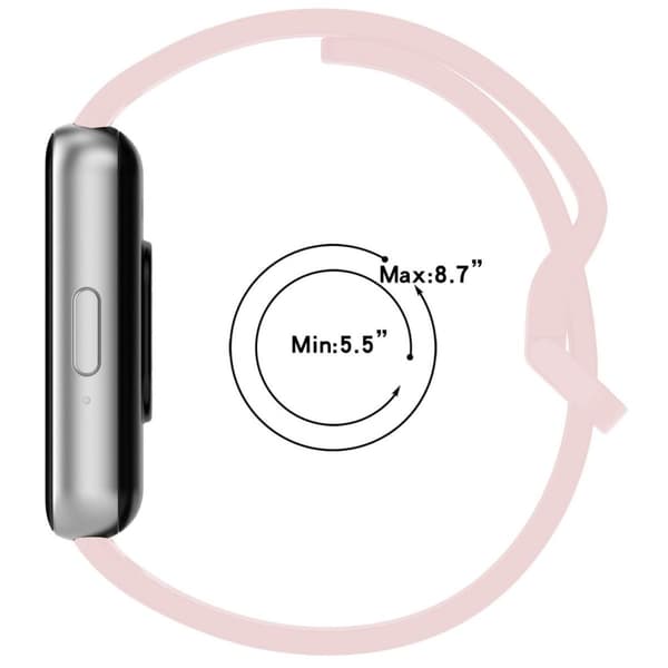 Bizon urrem silikone til Galaxy Fit 3, lyserød