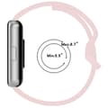 Miniatyrbillede 6 af 6: Bizon urrem silikone til Galaxy Fit 3, lyserød