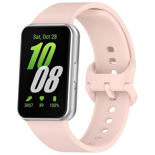 Bizon urrem silikone til Galaxy Fit 3, lyserød