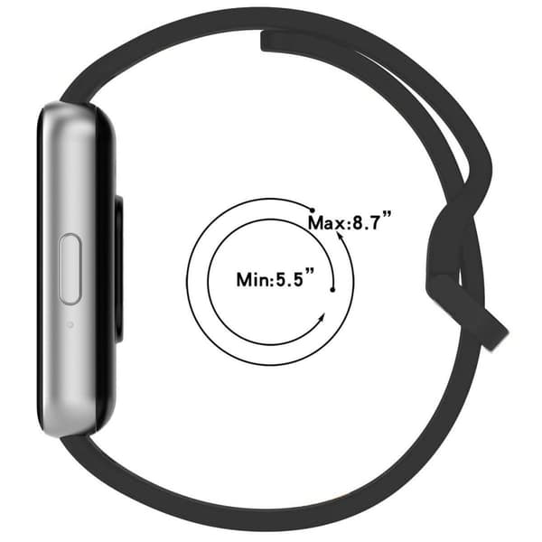 Bizon urrem silikone til Galaxy Fit 3, grå