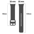 Miniatyrbillede 2 af 6: Bizon urrem silikone til Galaxy Fit 3, grå