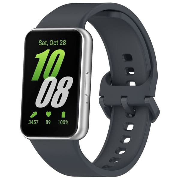 Bizon urrem silikone til Galaxy Fit 3, grå