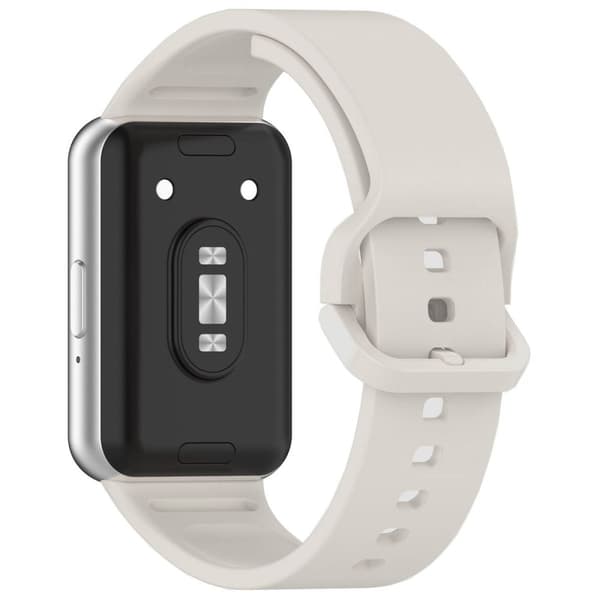 Bizon armbandsur i silikon för Galaxy Fit 3, ljusgrå