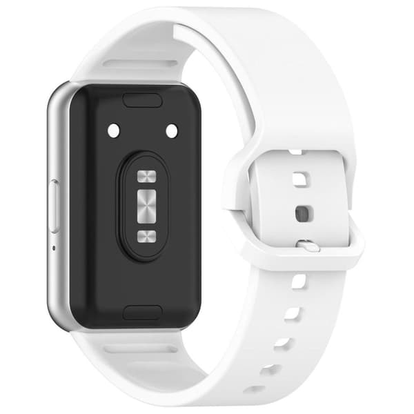 Bizon armbandsur i silikon för Galaxy Fit 3, vit