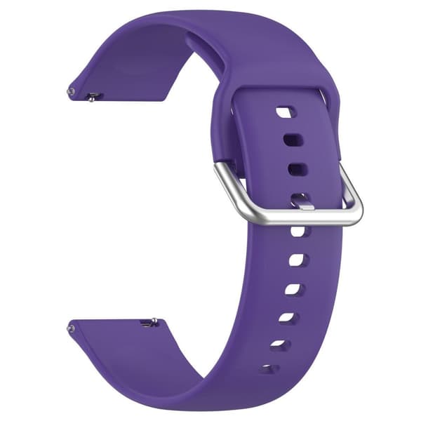 Bizon Strap Watch Silicone Pro N QuickRelease 22 mm violetti älykellon ranneke