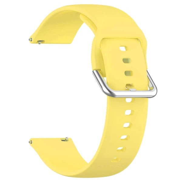 Bizon Strap Watch Silicone Pro N QuickRelease 22 mm keltainen älykellon ranneke