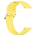Pikkukuva 5 / 5: Bizon Strap Watch Silicone Pro N QuickRelease 22 mm keltainen älykellon ranneke