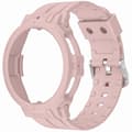 Miniatyrbillede 2 af 6: Bizon-rem + urkasse Watch Action Pro til Galaxy Watch 5 Pro 45 mm, lyserød