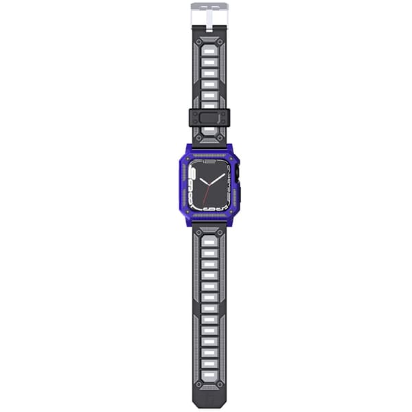 Bizon armband + boett Watch Armor för Apple Watch 41/40mm, lila