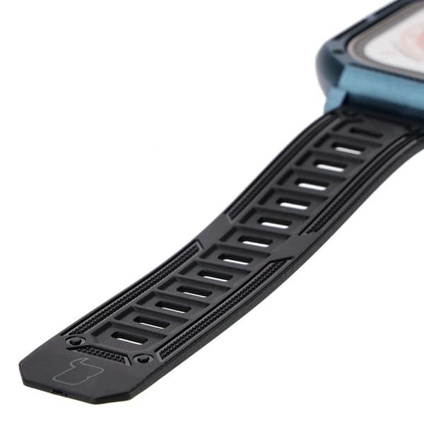 Bizon-armband + fodral Watch Armor för Apple Watch Ultra 2/1 49 mm, marinblå