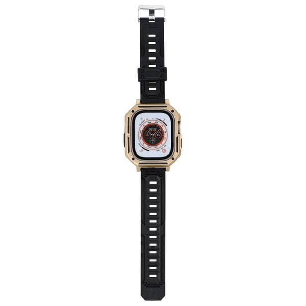 Bizon-armband + fodral Watch Armor för Apple Watch Ultra 2/1 49 mm, guld