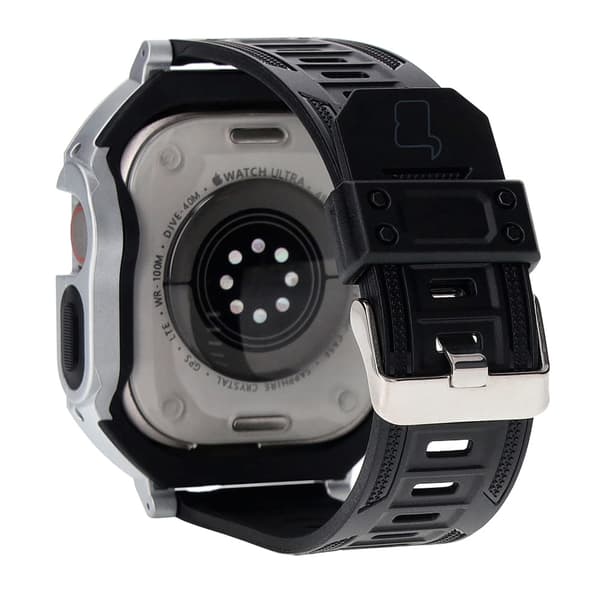 Bizon Strap + Case Watch Armor Apple Watch Ultra 2/1 49mm, hopea