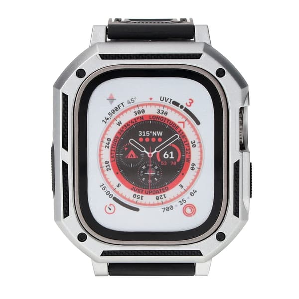 Bizon Strap + Case Watch Armor Apple Watch Ultra 2/1 49mm, hopea