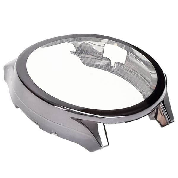Bizon Case Watch Felipe Etui med Skærmbeskytter til OnePlus Watch 3 / Oppo Watch X2, Grå